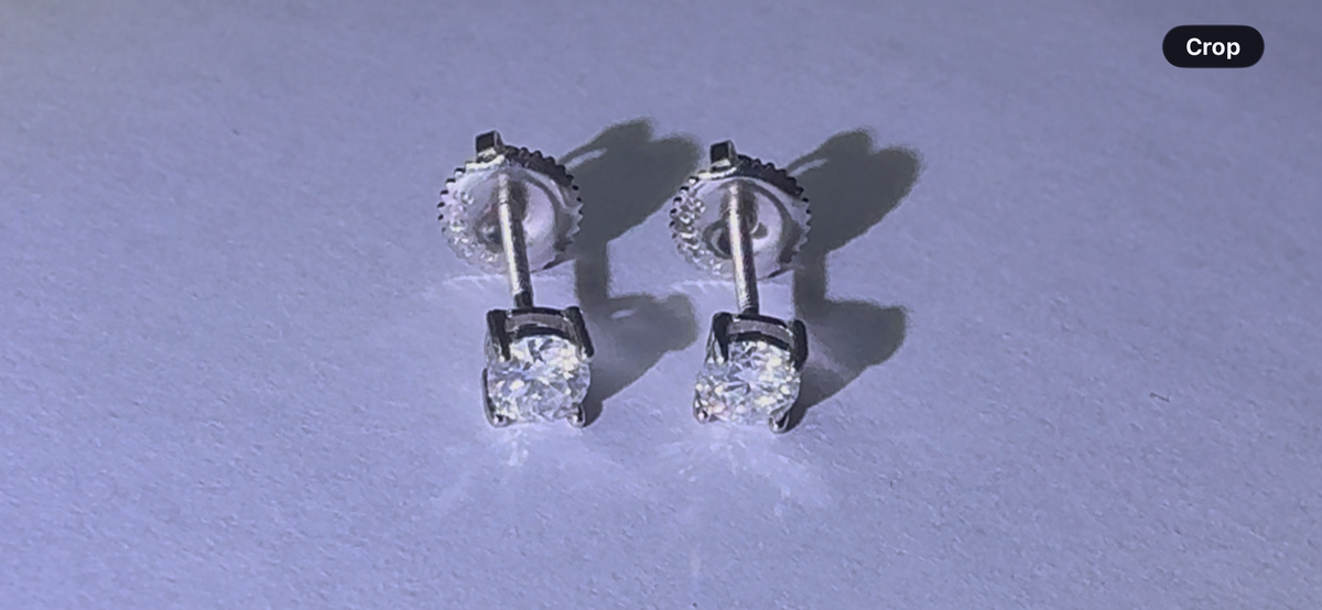 Genuine Moissanite Earrings