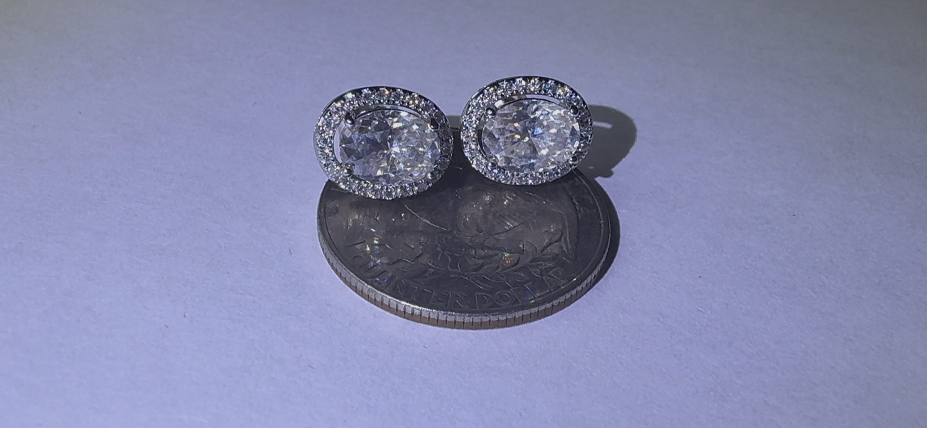 Genuine Moissanite Earrings