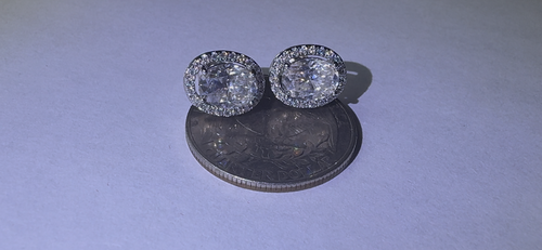 Genuine Moissanite Earrings