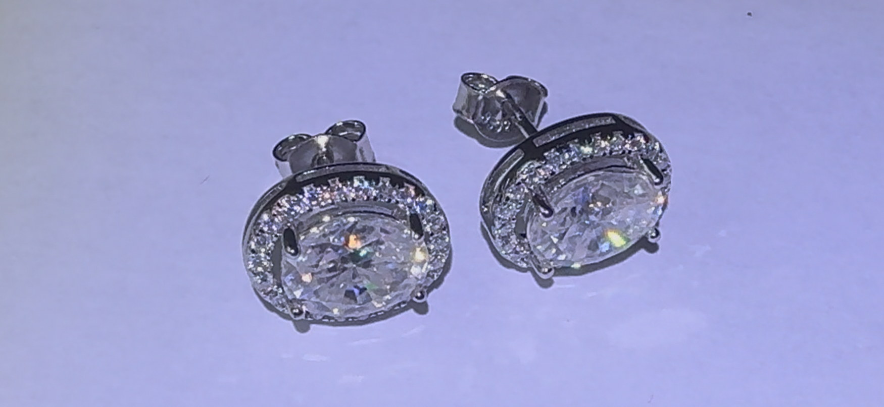 Genuine Moissanite Earrings